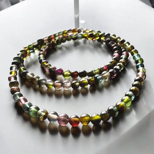 天然碧璽旺夫石手環項鍊〜藍碧多多吸收最大負面能量保持頭腦清醒改善運氣旺正財