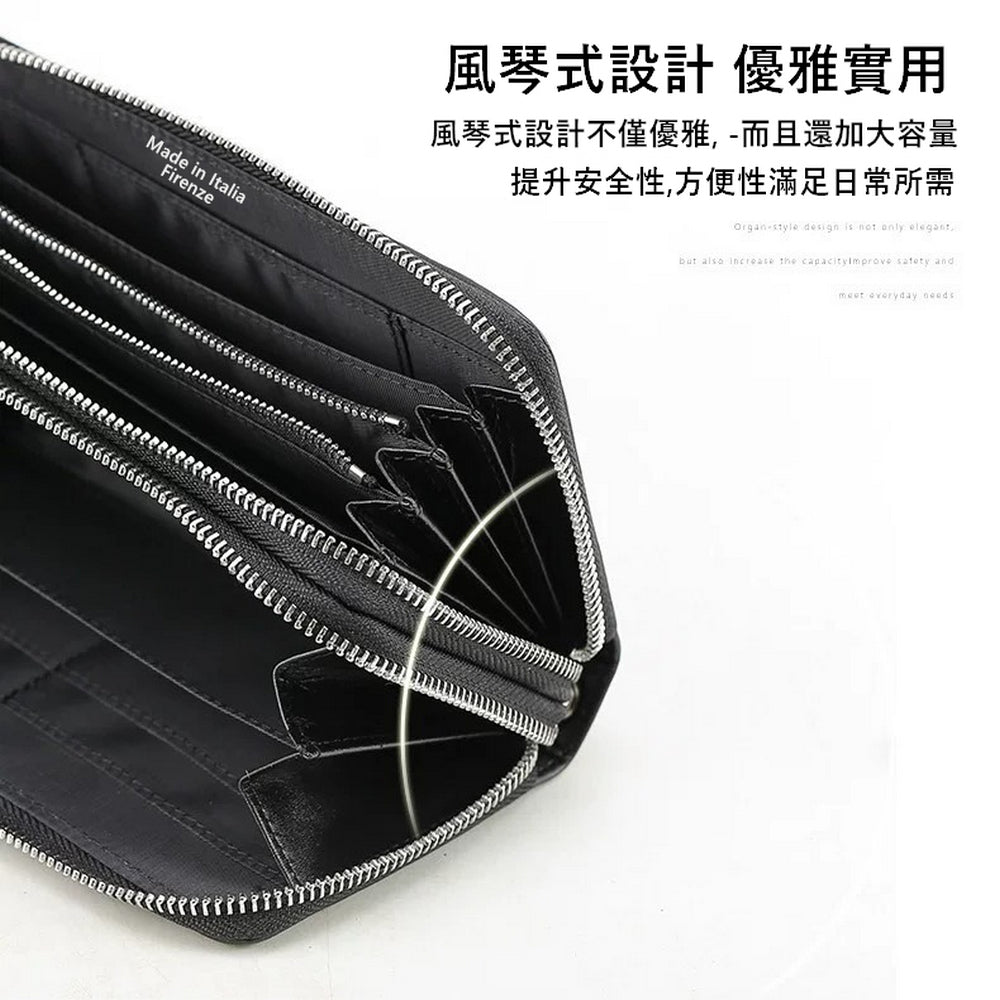 義大利Firenze手工牛皮編織皮夾/包