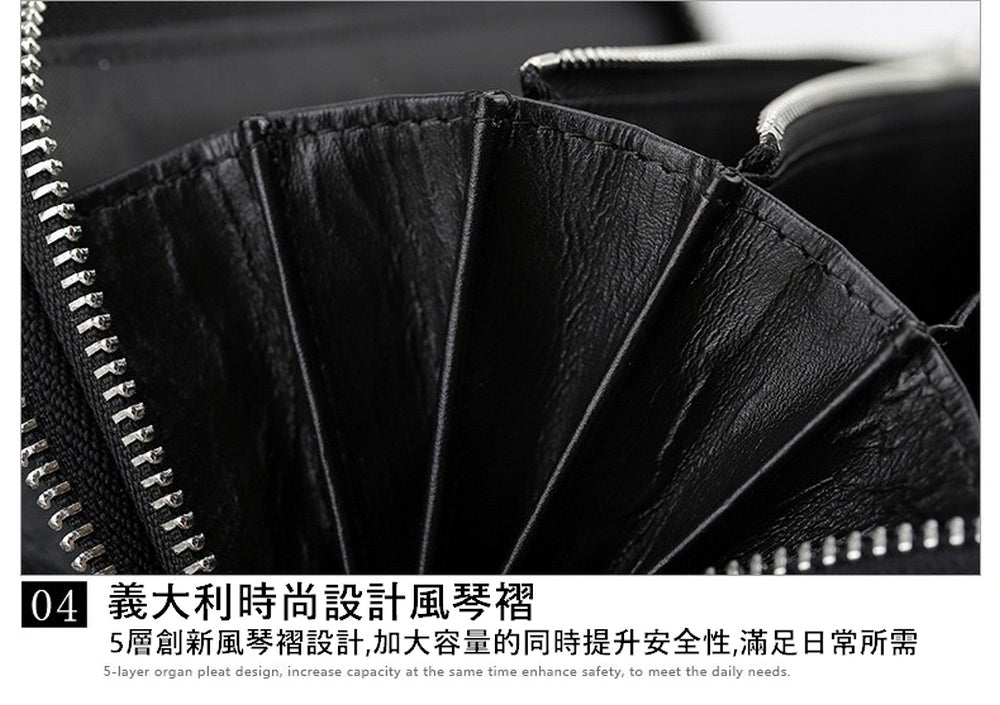 義大利Firenze手工牛皮編織皮夾/包