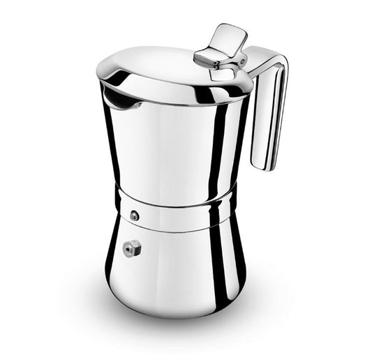 【義大利】Giannini Restyling露營必備快拆摩卡壺(6杯份)-摩卡壺界的愛馬仕