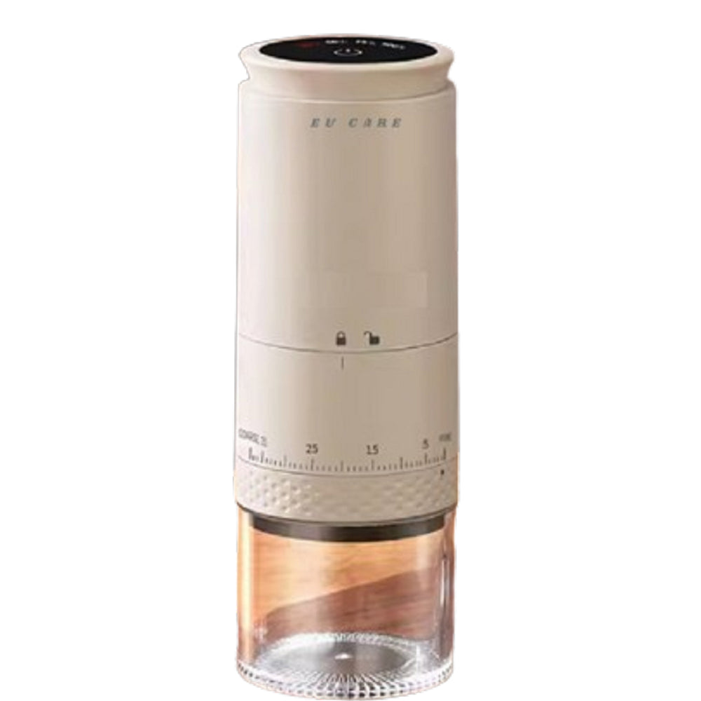 EU CARE 多功能咖啡磨豆機|液晶顯示|38段研磨|陶瓷磨芯・Type-C快充|歐台絲路