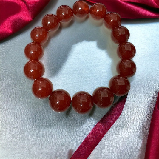 天然紅瑪瑙手環