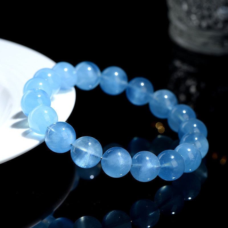 天然貓眼星空海藍寶手環