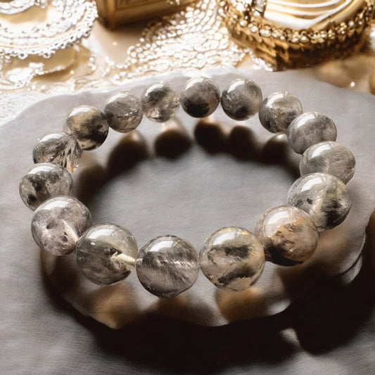 【EU CARE-歐台絲路】天然7A黑羽極光23手環|我被黑羽守護,心靈穩定,洞察清明,能量自由流動