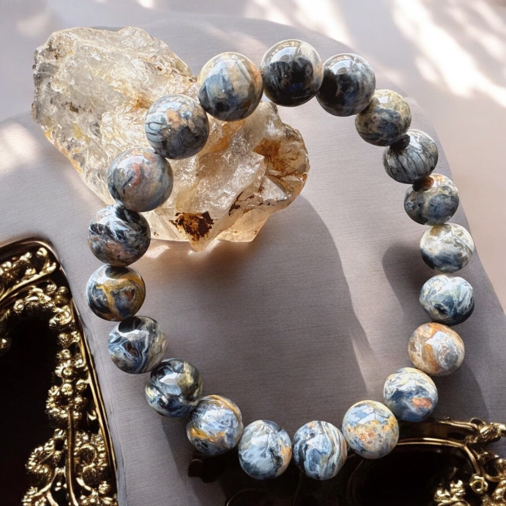 天然藍彼得石手環