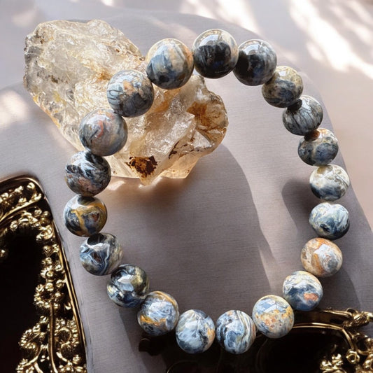 天然藍彼得石手環