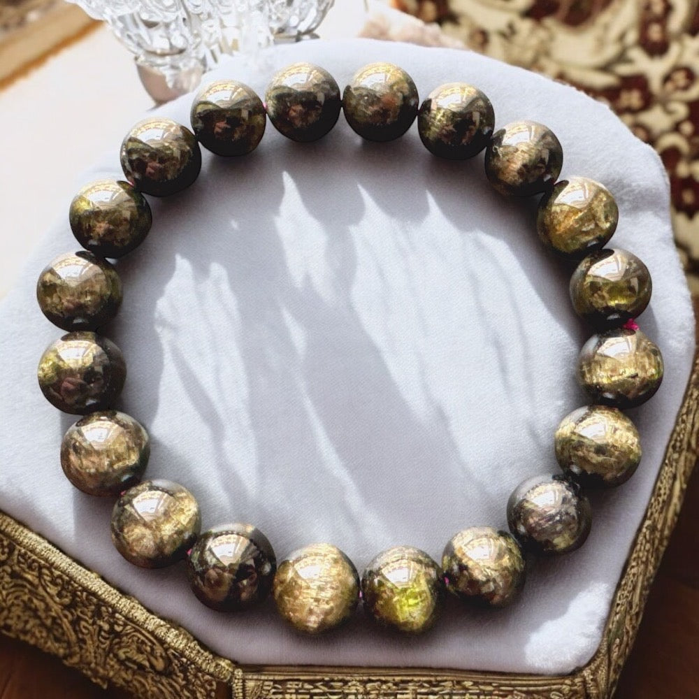 天然7A貓眼綠碧璽~天然 7A 貓眼綠碧璽手環 心輪療癒 財富磁場 正向行動 覺知之眼【EU CARE 歐台絲路】