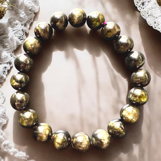 天然7A貓眼綠碧璽~天然 7A 貓眼綠碧璽手環 心輪療癒 財富磁場 正向行動 覺知之眼【EU CARE 歐台絲路】