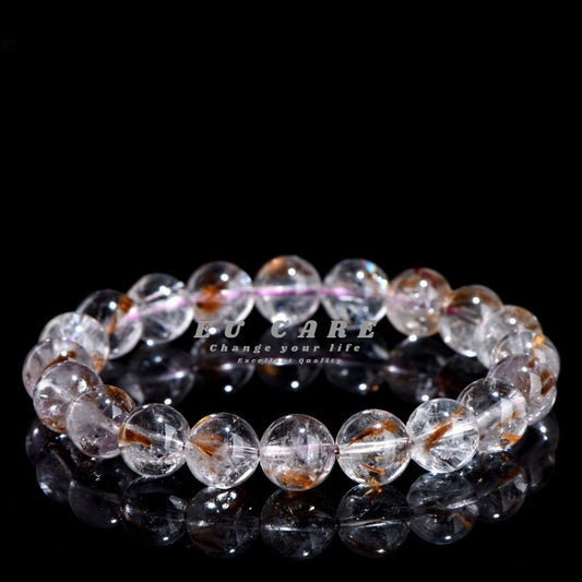 天然冰種紫鈦極光23水晶手環