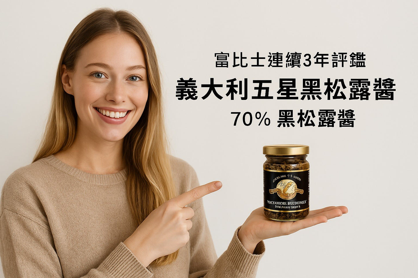 義大利原裝進口五星級70%黑松露醬180G全素-富比士2022評鑑世界5星級美食