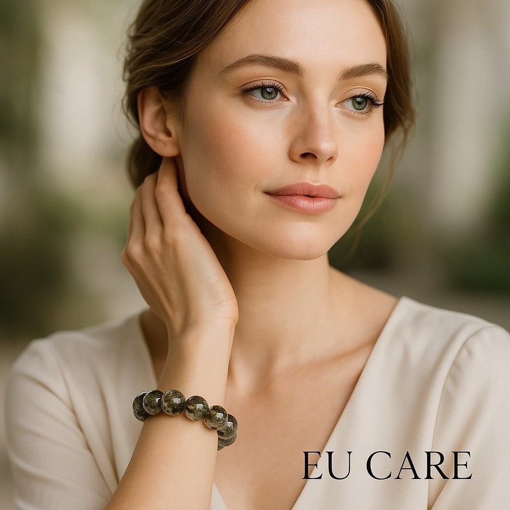 【EU CARE-歐台絲路】天然7A黑羽極光23手環|我被黑羽守護,心靈穩定,洞察清明,能量自由流動