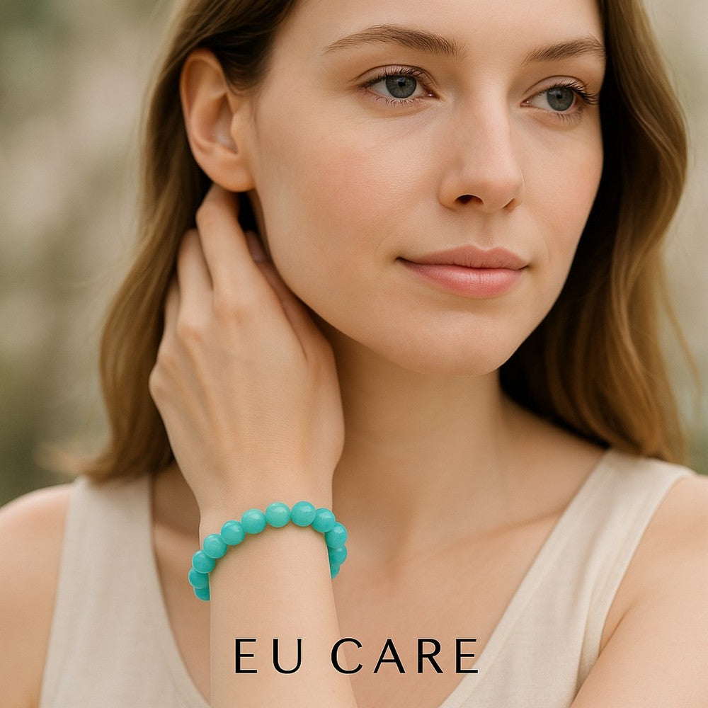 天然 7淨體蒂芬妮藍天河石手環