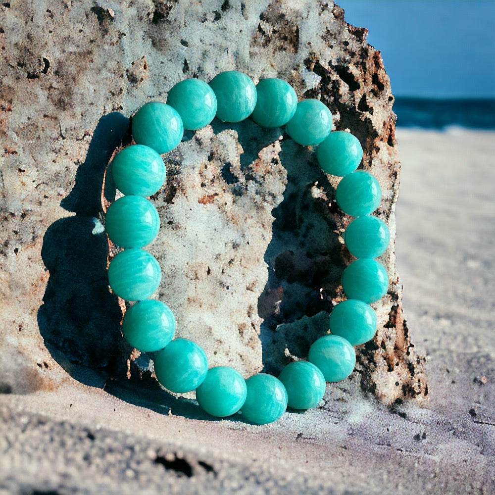 【EU CARE-歐台絲路】天然 7淨體蒂芬妮藍天河石手環|柔韌表達 × 心靈平衡 × 氣質提升 × 幸運吸引 × 高頻溝通磁場