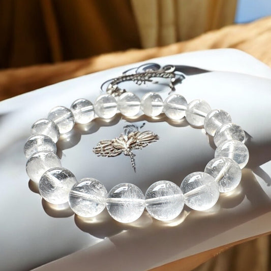 天然半盆藍針水晶手環|天使的羽毛靈性連線 × 平靜心智 × 天使守護 × 智慧顯化 × 頻率淨化【EU CARE-歐台絲路】