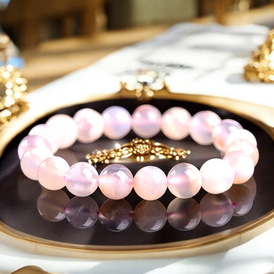 天然櫻花瑪瑙手環