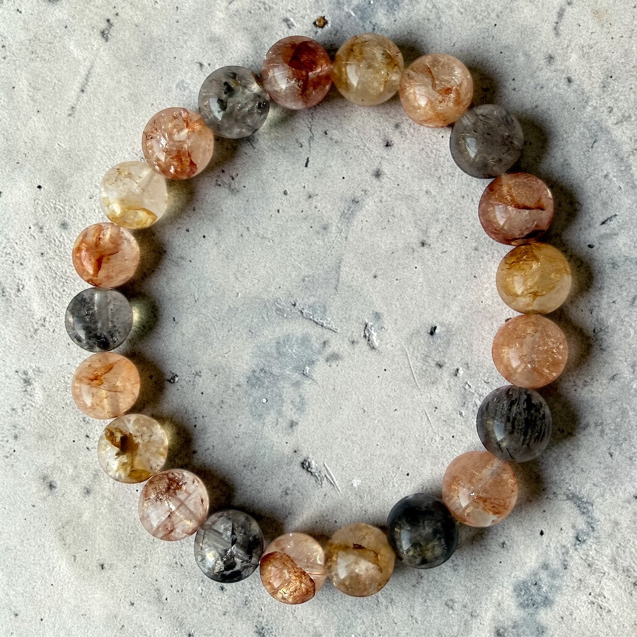 天然巴基斯坦油膽閃靈鑽手環:高頻覺醒之石,淨化磁場、顯化願景與夢想引導|歐台絲路 EU CARE