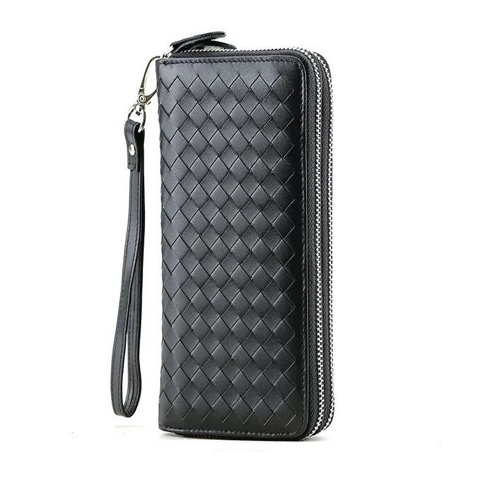 義大利Firenze手工牛皮編織皮夾/包