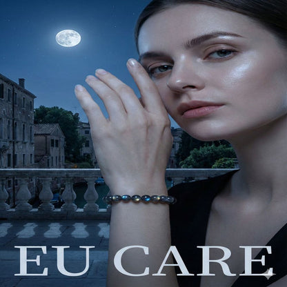 天然7A 斯里蘭卡灰月光石 藍橙火彩、靈魂覺醒與精準招財 提升直覺、招財納福、舒緩焦慮與辟邪擋煞之效