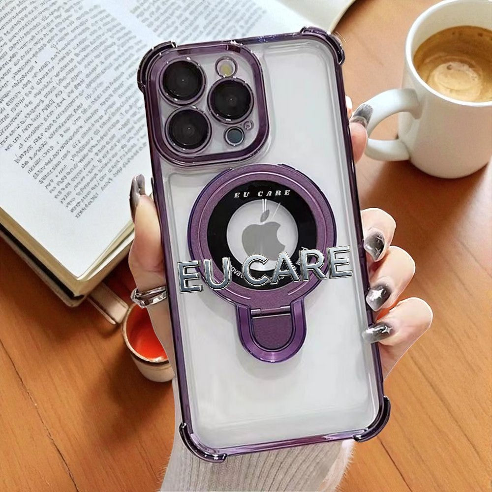 IPHONE蘋果手機殼玄武神獸級防護｜手機摔不壞的秘密！玄武氣囊防摔、高清護鏡、磁吸充電支架一次擁有。