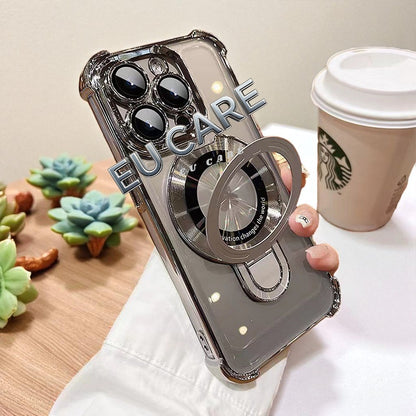 IPHONE蘋果手機殼玄武神獸級防護｜手機摔不壞的秘密！玄武氣囊防摔、高清護鏡、磁吸充電支架一次擁有。