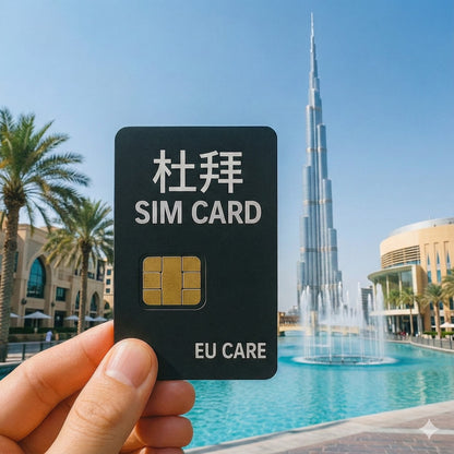 杜拜上網卡推薦｜阿聯酋7國通用 (含阿布達比)｜支援 du 訊號 (高速吃到飽)