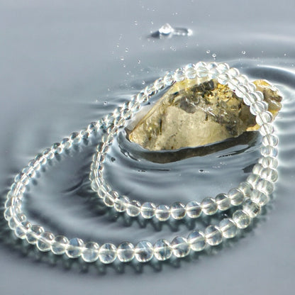 藍針水晶天然透體藍針水晶項鍊