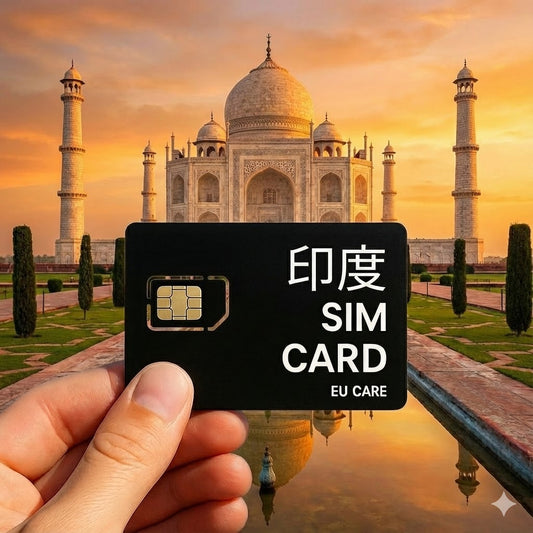 印度上網卡推薦｜高速吃到飽 ｜支援 Airtel/Jio/Vodafone 三大電信(插卡即用)