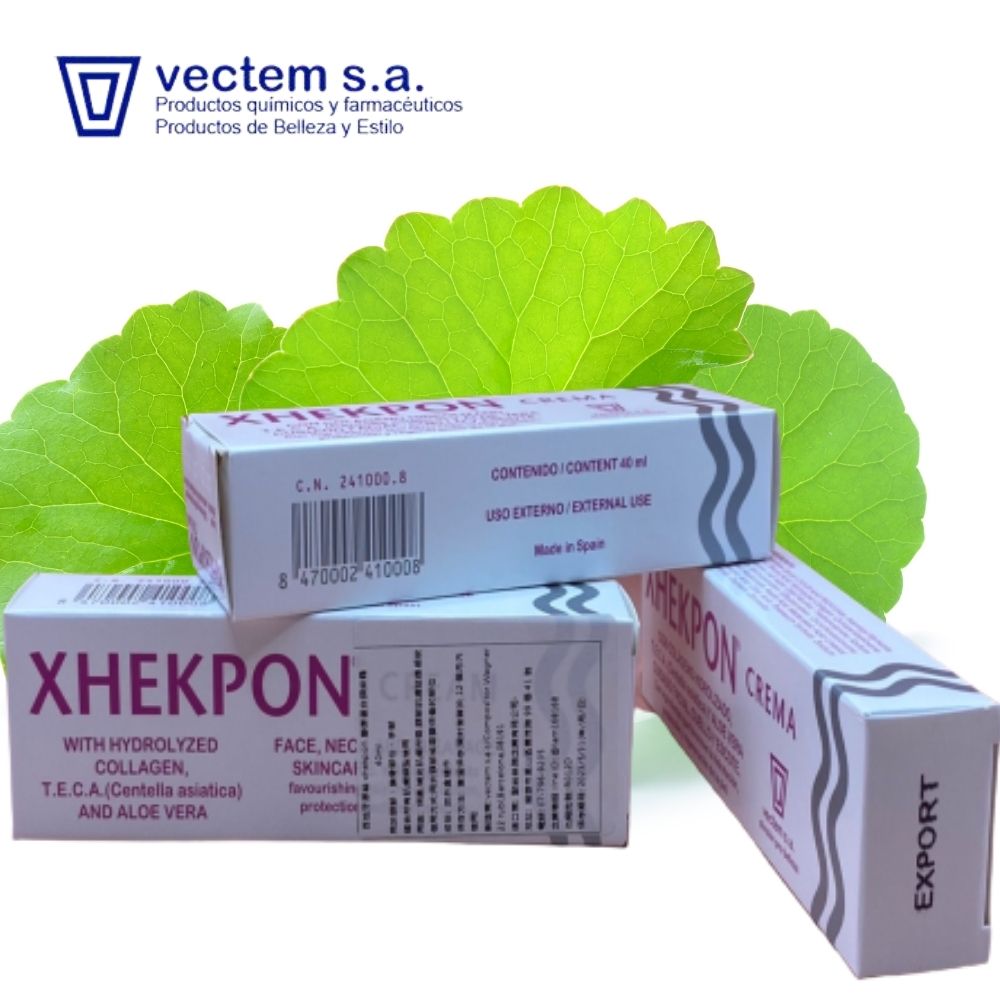 正品西班牙原裝xhekpon 膠原蛋白頸紋霜 40ml-3入組