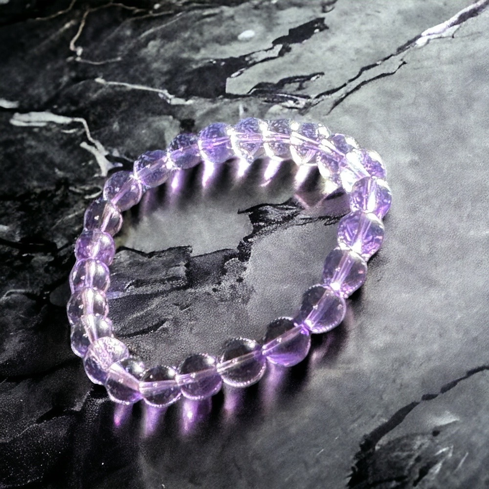 天然7A級玻利維亞紫水晶寶石水晶手環手鍊