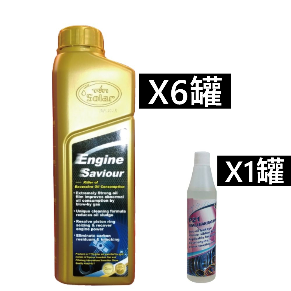 汽車引擎吃機油全套組引擎醫生 E19 X 6罐 + P21油封橡膠止漏劑X 1罐~5大症狀輕鬆搞定